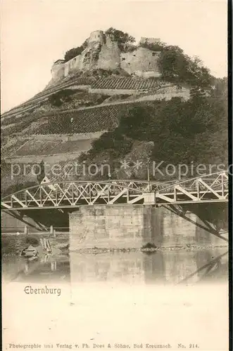 AK / Ansichtskarte Ebernburg Burg Ebernburg an der Nahe Ebernburg