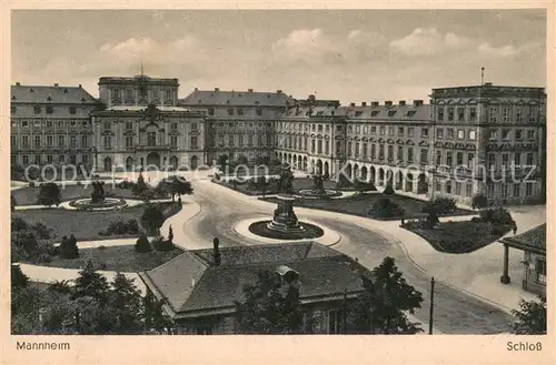 AK / Ansichtskarte Mannheim Schloss Denkmal Mannheim