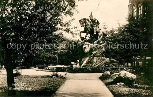 AK / Ansichtskarte Herford Wittekind Denkmal Herford