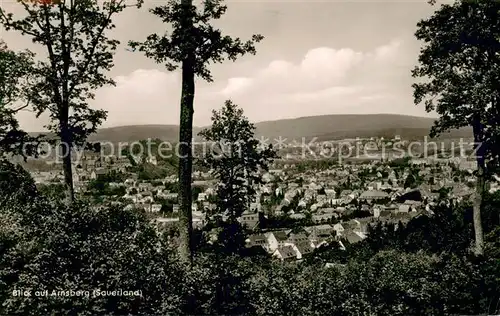 AK / Ansichtskarte Arnsberg_Westfalen Gesamtansicht Arnsberg_Westfalen