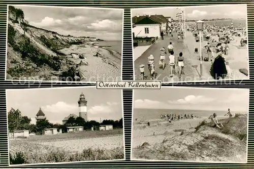 AK / Ansichtskarte Kellenhusen_Ostseebad Strandpartien Leuchtturm Kellenhusen_Ostseebad