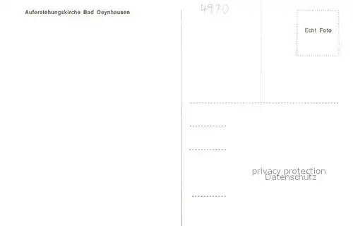 AK / Ansichtskarte Bad_Oeynhausen Auferstehungskirche Bad_Oeynhausen