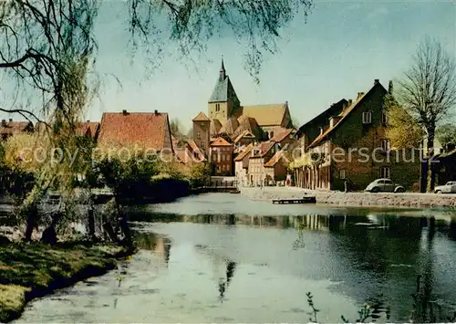 AK / Ansichtskarte Moelln__Lauenburg Ortsansicht mit Kirche 