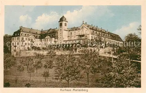 AK / Ansichtskarte Boppard_Rhein Kurhaus Marienberg Boppard Rhein