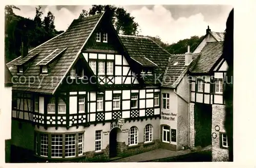 AK / Ansichtskarte Blankenheim_Eifel Biermanns Hotel Koelner Hof Blankenheim_Eifel