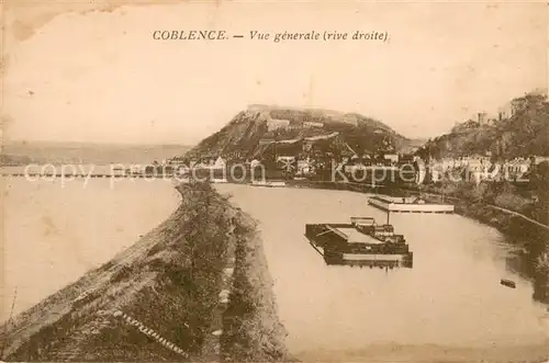 AK / Ansichtskarte Coblence_Coblenz_Koblenz Vue generale rive droite Coblence_Coblenz_Koblenz