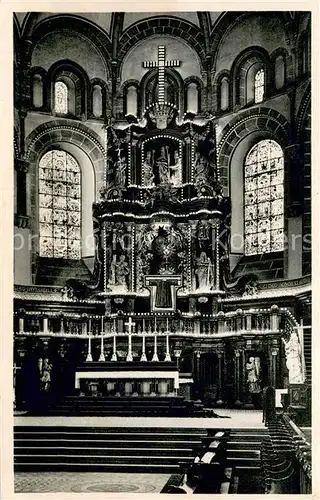 AK / Ansichtskarte Trier Dom Hochaltar mit dem hl. Rock Trier