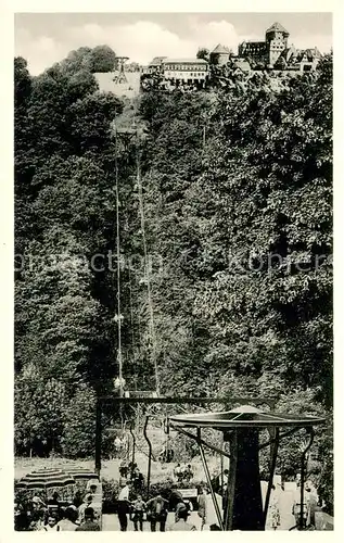 AK / Ansichtskarte Burg_Wupper Seilsesselbahn Bergisch Land Burg Wupper