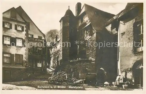 AK / Ansichtskarte Beilstein_Mosel Marktplatz Beilstein_Mosel