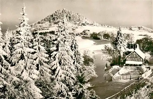 AK / Ansichtskarte Nuerburg Winterpanorama Nuerburg