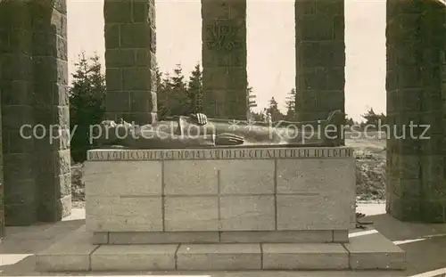 AK / Ansichtskarte Oerlinghausen Ehrenmal Toensberg Oerlinghausen