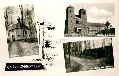 AK / Ansichtskarte Darup Kloster Gerleve Kapelle Waldweg Darup