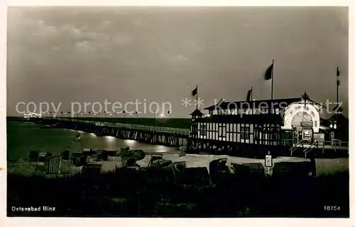 AK / Ansichtskarte Binz_Ruegen Seebruecke Binz_Ruegen