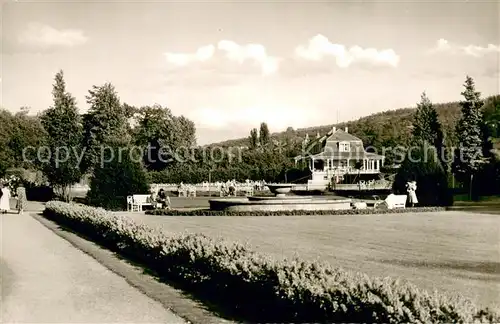 AK / Ansichtskarte Bad_Neuenahr Ahrweiler Lenne Park mit Terrassen Cafe Bad_Neuenahr Ahrweiler