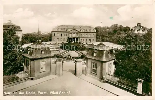 AK / Ansichtskarte Neuwied_Rhein Fuerstl Wied Schloss Neuwied Rhein