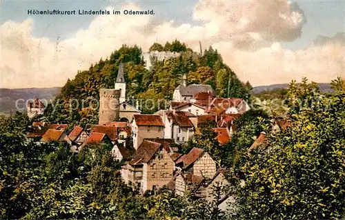 AK / Ansichtskarte Lindenfels_Odenwald Panorama Lindenfels Odenwald