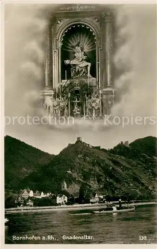 AK / Ansichtskarte Bornhofen_Kamp Gnadenaltar in der Wallfahrtskirche Bornhofen Kamp