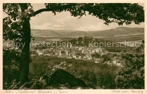 AK / Ansichtskarte Koenigstein_Taunus Panorama Blick vom Romberg Koenigstein_Taunus