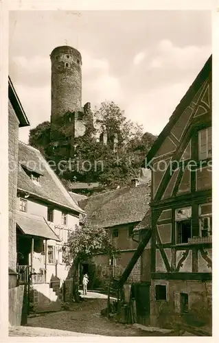 AK / Ansichtskarte Eppstein_Taunus Malerischer Winkel Altstadt Burgruine Eppstein_Taunus