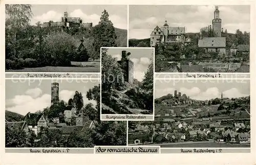 AK / Ansichtskarte Koenigstein_Taunus Burgen im Taunus Koenigstein_Taunus