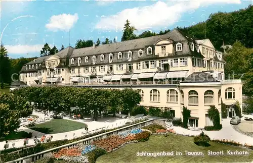 AK / Ansichtskarte Schlangenbad_Taunus Kurhotel Schlangenbad_Taunus