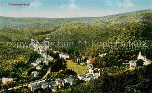 AK / Ansichtskarte Schlangenbad_Taunus Panorama Schlangenbad_Taunus