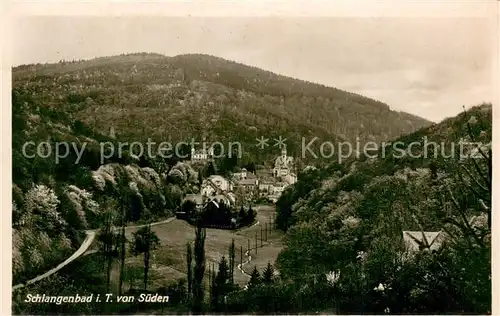 AK / Ansichtskarte Schlangenbad_Taunus Panorama Blick von Sueden Schlangenbad_Taunus