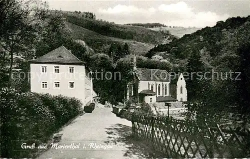 AK / Ansichtskarte Marienthal_Geisenheim Kloster Kirche Wallfahrtsort Marienthal Geisenheim