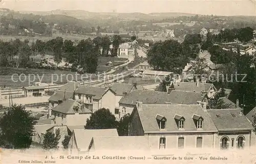 AK / Ansichtskarte Camp_de_la_Courtine Quartier de la Gare Vue generale 