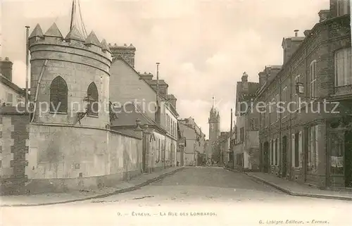 AK / Ansichtskarte Evreux_27 La Rue des Lombards 