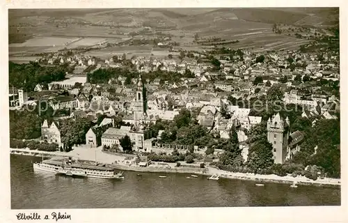 AK / Ansichtskarte Eltville_Rhein Altstadt Rheinfaehre Eltville_Rhein