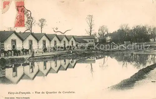 AK / Ansichtskarte Vitry le Francois Vue du Quartier de Cavalerie Vitry le Francois