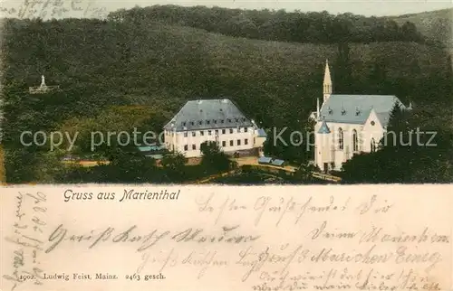 AK / Ansichtskarte Marienthal_Geisenheim Kloster Kirche Wallfahrtsort Marienthal Geisenheim