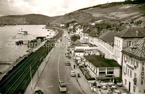 AK / Ansichtskarte Ruedesheim_am_Rhein Hotel Krone Rheinstrasse 