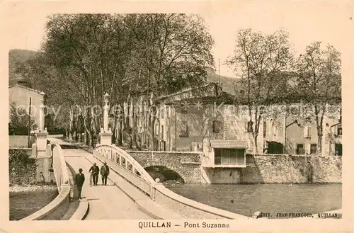 AK / Ansichtskarte Quillan Pont Suzanne Quillan