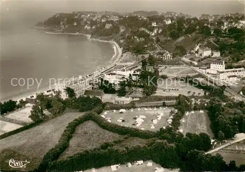 AK / Ansichtskarte Perros Guirec Plage de Trestrou Vue aerienne Perros Guirec