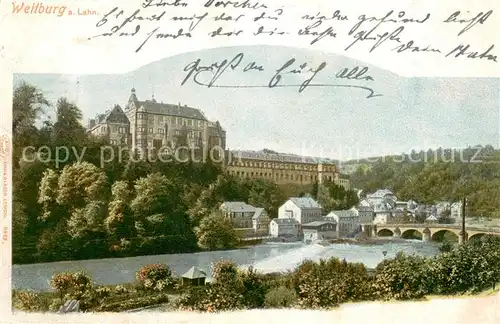 AK / Ansichtskarte Weilburg Schloss Weilburg