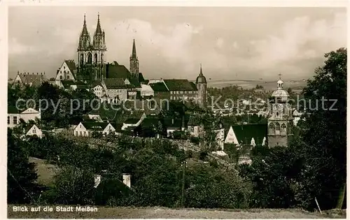 AK / Ansichtskarte Meissen_Elbe_Sachsen Gesamtansicht Meissen_Elbe_Sachsen