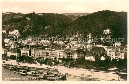 AK / Ansichtskarte Bad_Schandau Gesamtansicht  Bad_Schandau