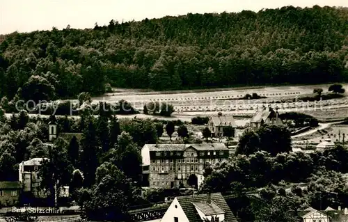 AK / Ansichtskarte Bad_Salzschlirf Blick auf Illerhof und Kirche Bad_Salzschlirf