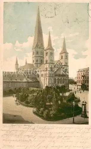 AK / Ansichtskarte Bonn_Rhein Muensterkirche Bonn_Rhein