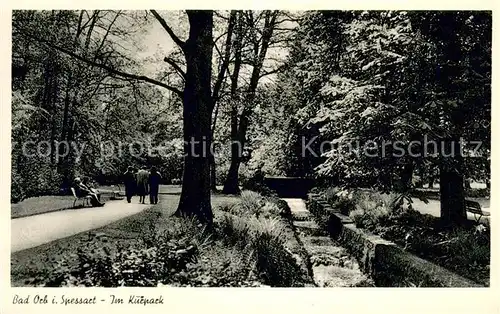 AK / Ansichtskarte Bad_Orb Kurpark Heilbad im Spessart Bad_Orb