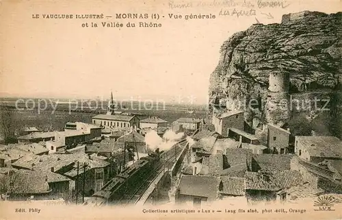 AK / Ansichtskarte Mornas Vue generale et la Vallee du Rhone Mornas