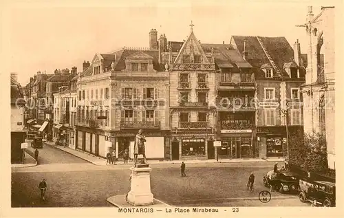 AK / Ansichtskarte Montargis_45 La Place Mirabeau 