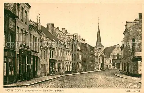 AK / Ansichtskarte Givet_Ardennes Rue Notre Dame Givet Ardennes