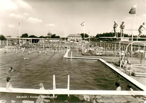 AK / Ansichtskarte Schobuell_Husum Schwimmbad 