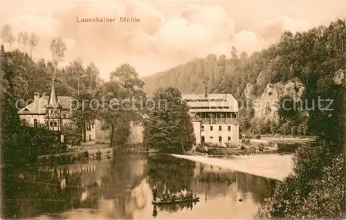 AK / Ansichtskarte Lauenhainer_Muehle Restaurant Lauenhainer_Muehle