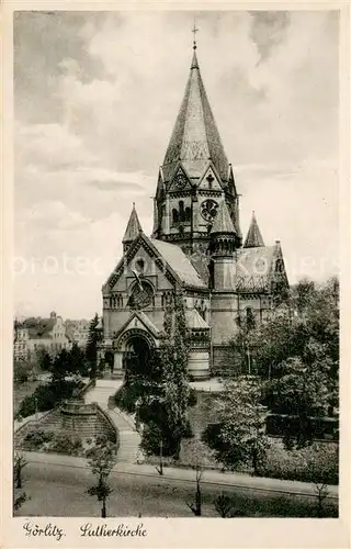 AK / Ansichtskarte Goerlitz_Sachsen Lutherkirche Goerlitz Sachsen