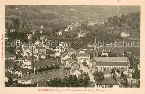 AK / Ansichtskarte Cornimont_Vosges Vue generale et le Faing Cornimont Vosges