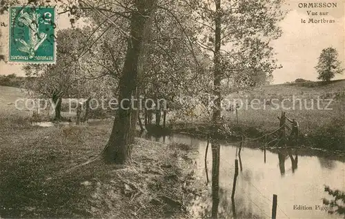 AK / Ansichtskarte Ormesson sur Marne Vue sur le Mortbras Ormesson sur Marne